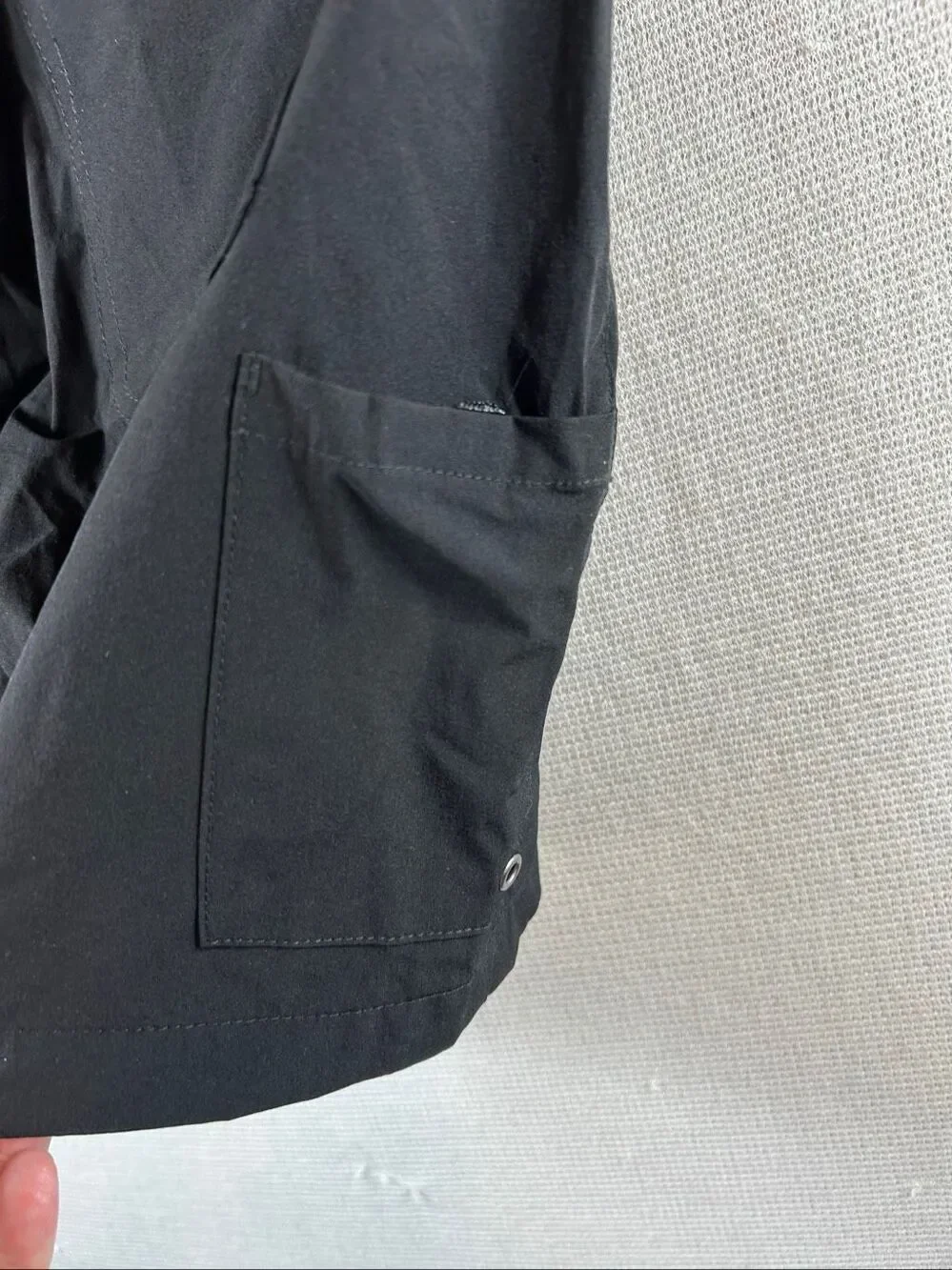 FitsT4 Sports Men's Cargo Hiking Shorts Black Stretch Outdoor Water Resist 32